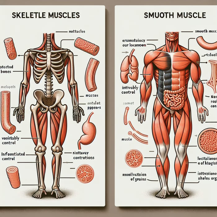 Skeletal Muscles vs Smooth Muscle: Key Differences Unveiled