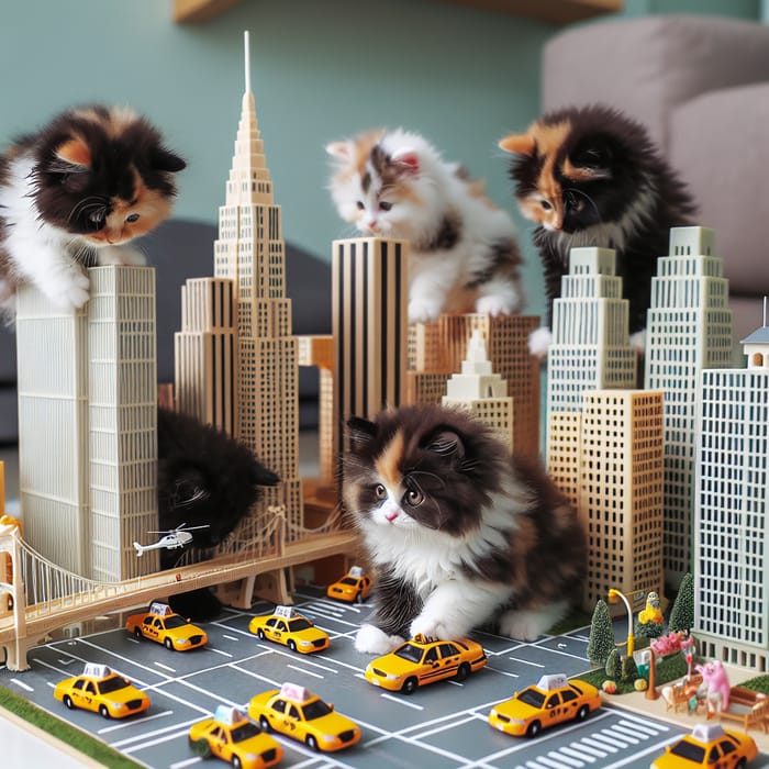 Adorable Kittens Conquer New York City