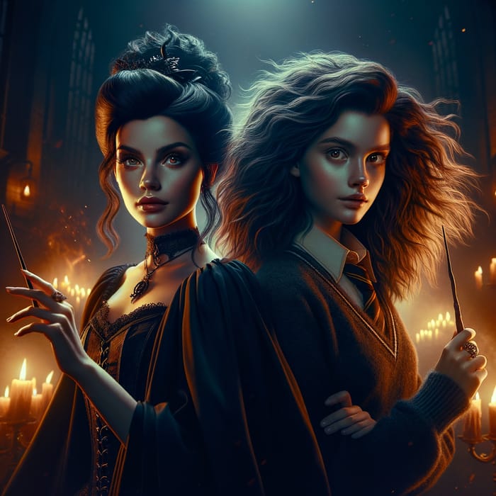 Bella Black and Hermione Granger: Love, War, Hogwarts, Dark Fire