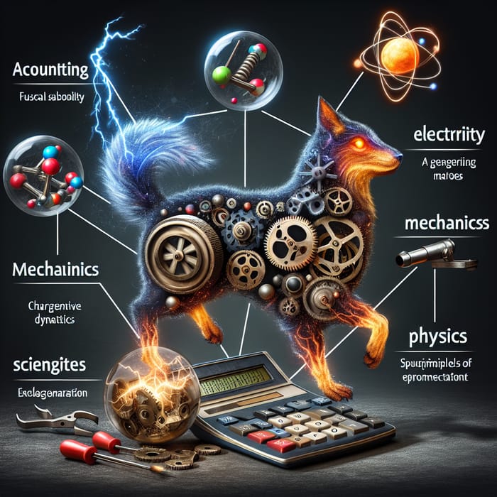 Enigmatic Creature: Accounting, Electricity, Mechanics, Science, Physics