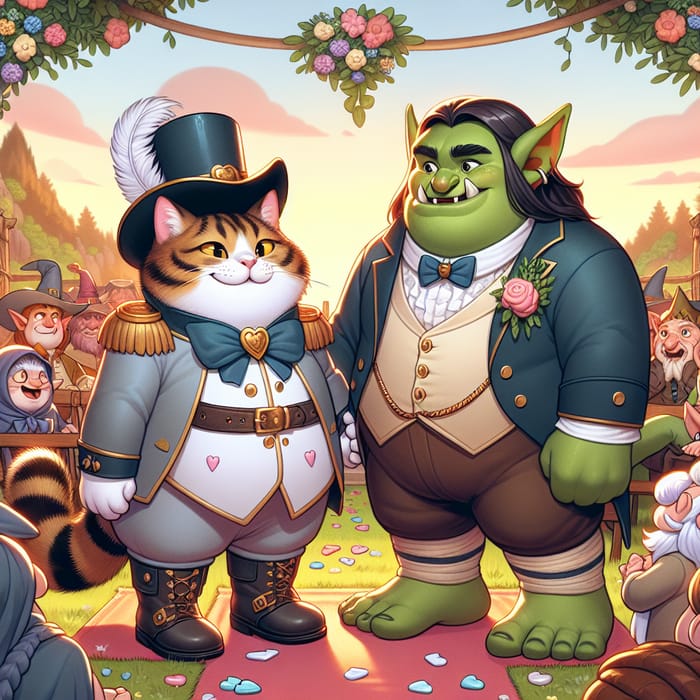 Fat Cat & Ogre Wedding Ceremony: Enchanting Nuptials in Fairyland