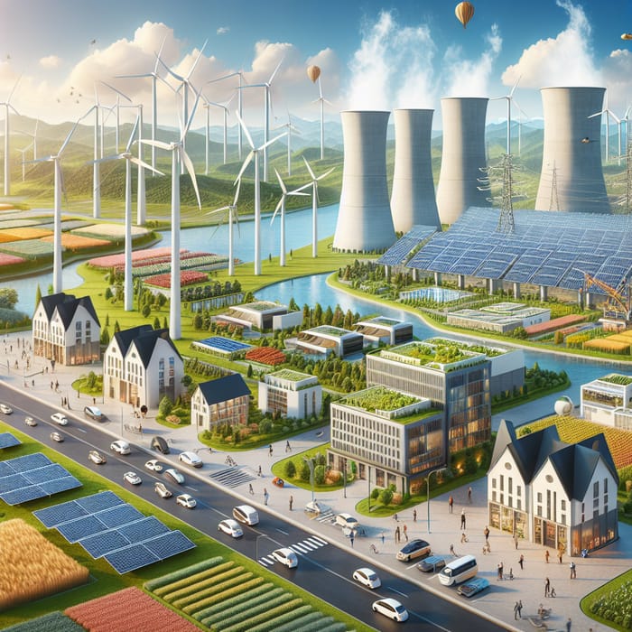 Renewable Energy Landscape & Sustainable Lifestyle