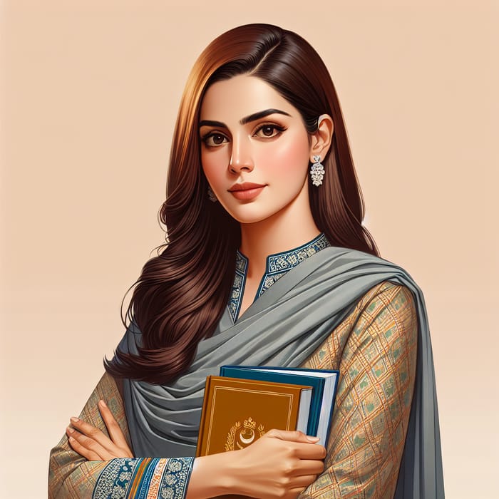 Educated Pakistani Modern Girl | Full-Body Character Design