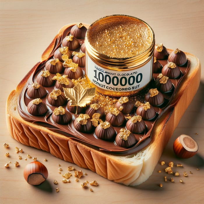 1,000,000 Euro Nutella Toast | Luxury Hazelnut Spread