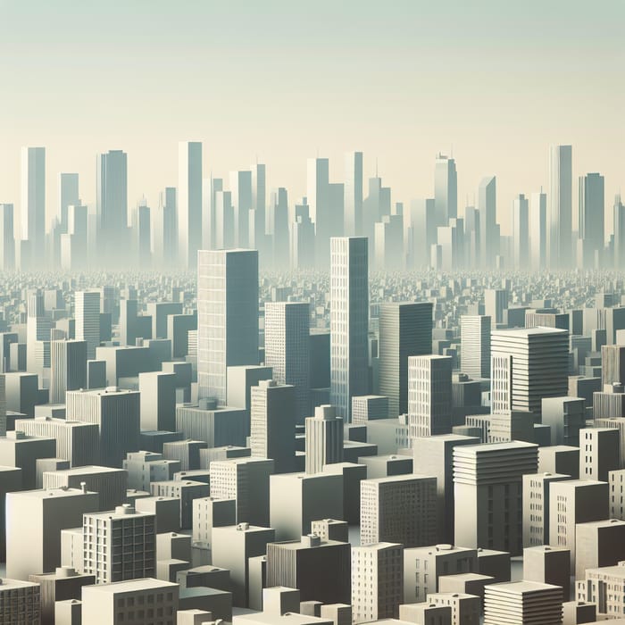 Minimalistic Cityscape - Clean Geometric Views