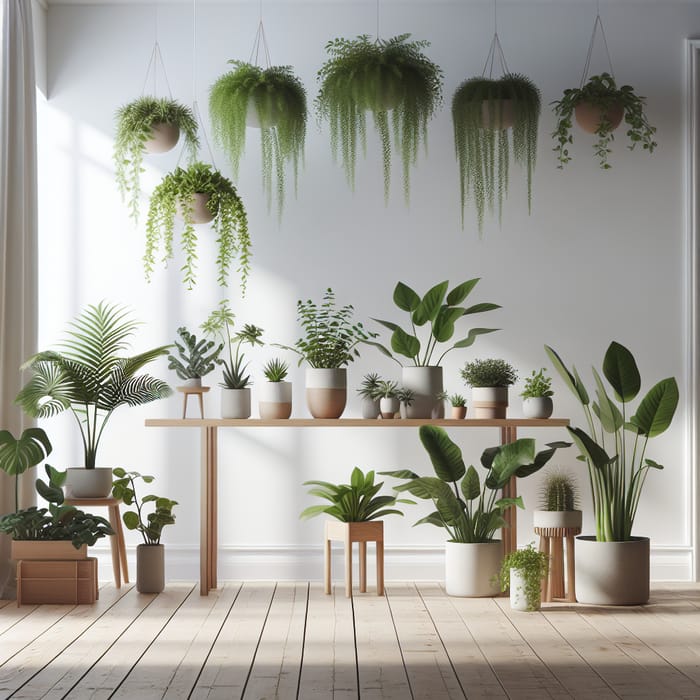 Plants for Serene Minimalist Setting