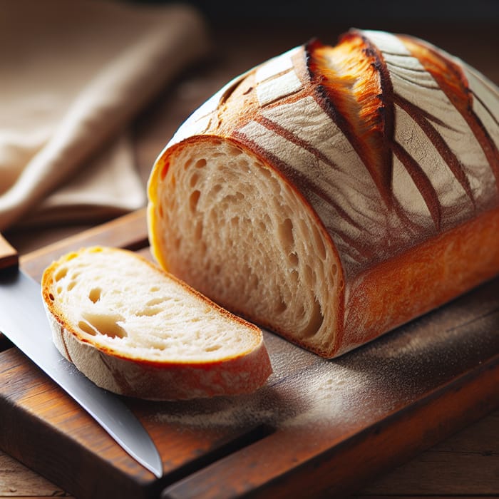 Golden Brown Bread | Freshly Baked Soft Warm Loaf