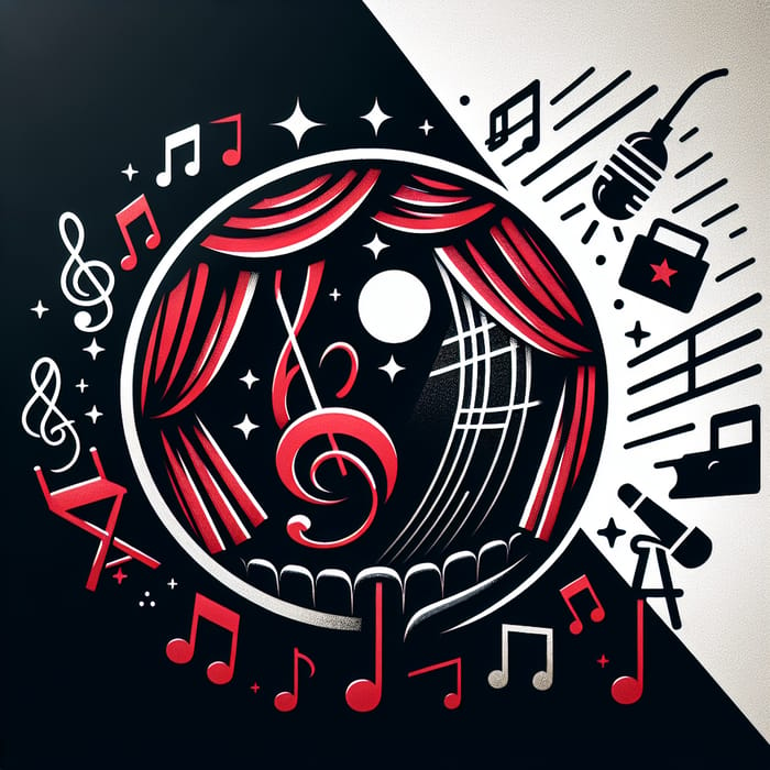 Whimsical Music Event Logo Design