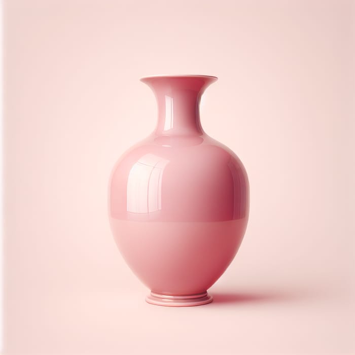 Beautiful Pink Porcelain Vase - 70cm Height