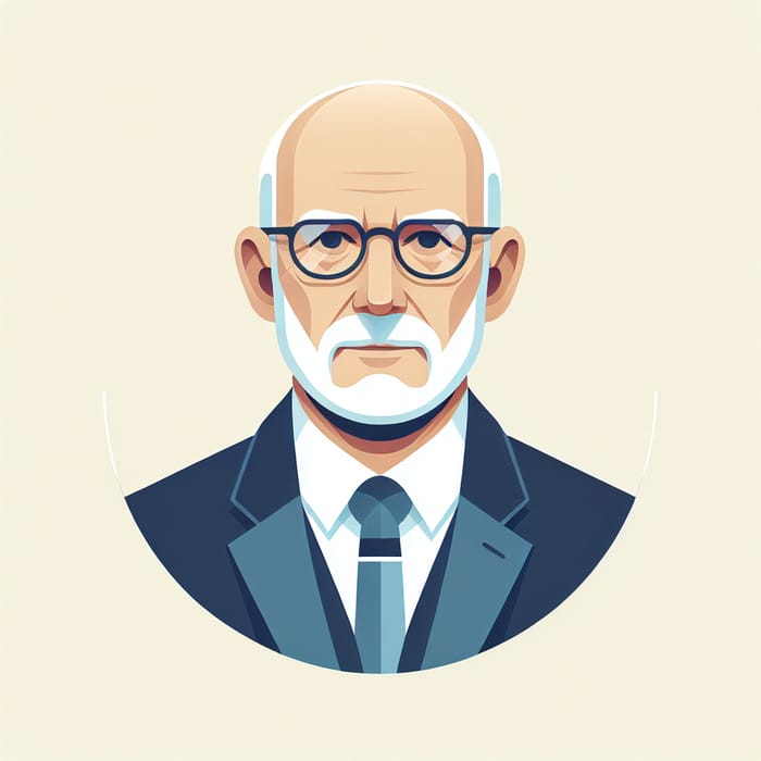 Elegant Businessman Portrait | Wise Look