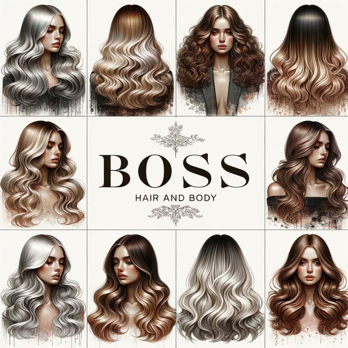Hair Balayage Montage for Social Media | BOSS Hair and Body