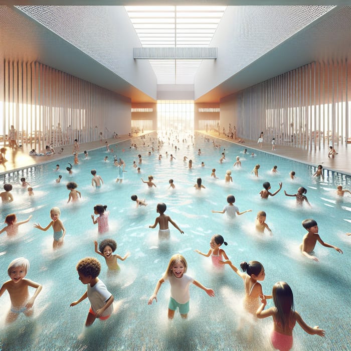 Vibrant Children's Swimming Pool | Playful Aquatic Playground