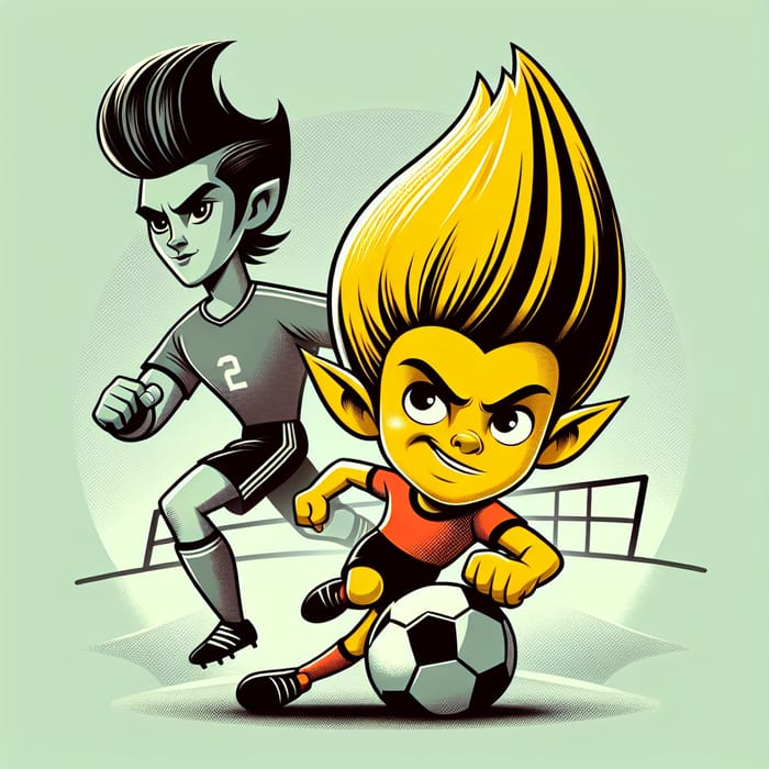 Bart Playing in World Championship Match Against Messi