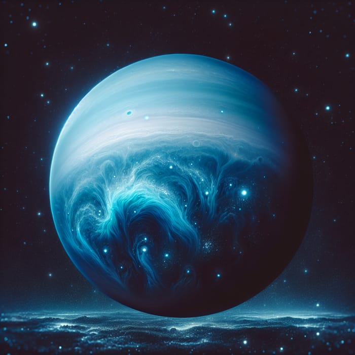 Blue Neptune in the Cosmos