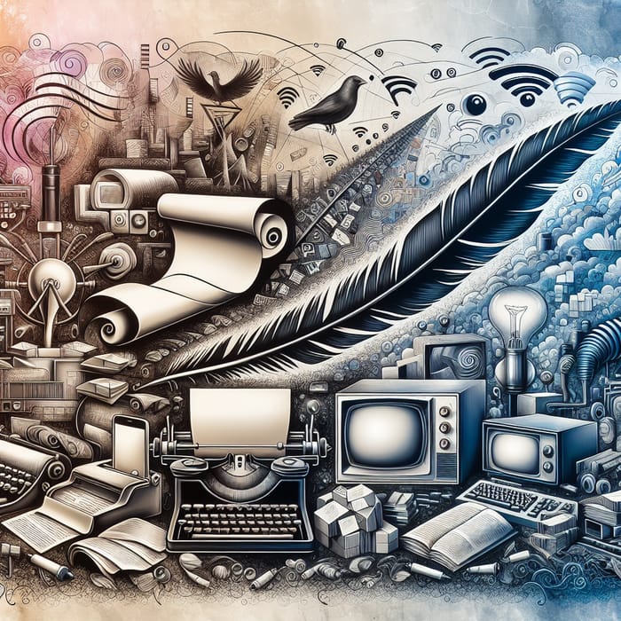 Evolution of Media: Abstract Depiction