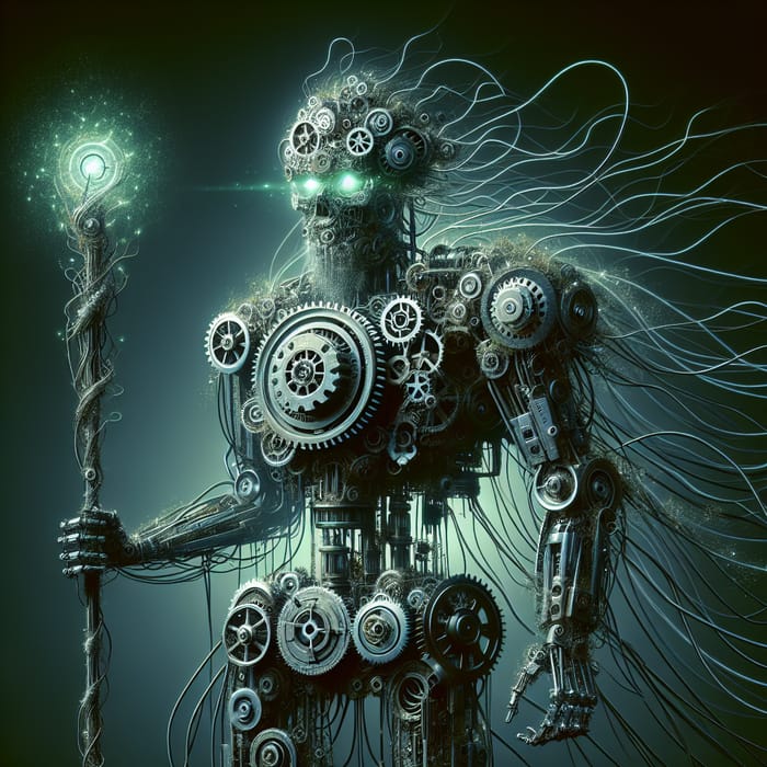 Machine Necromancer: Metal Mechanism Entity of Ethereal Power