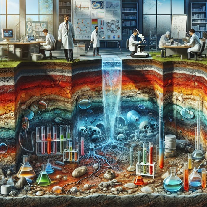 Scientific Investigation of Contaminated Groundwater - Visual Exploration