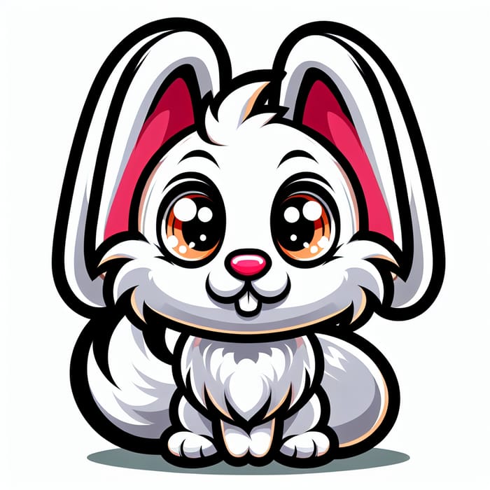 Highly Charismatic Cartoon Rabbit | Playful & Expressive