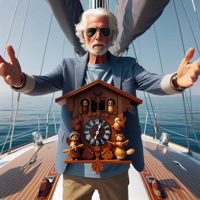 Joe Biden Sailing with Cuckoo Clock