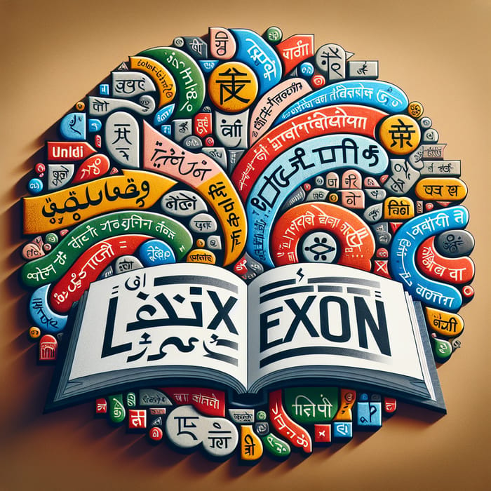 Multilingual Lexicon Collage | Languages Unity & Diversity