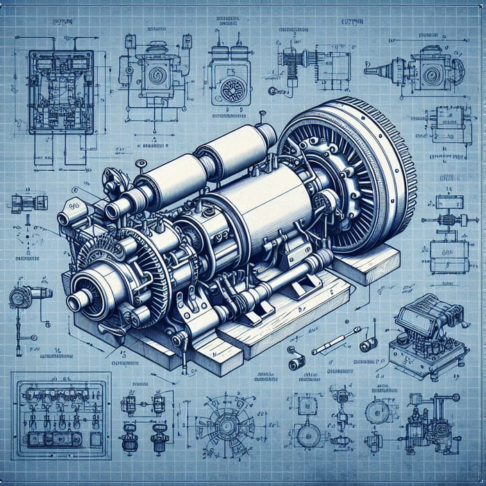 Fuelless Electric Generator Blueprint - Schematic Design
