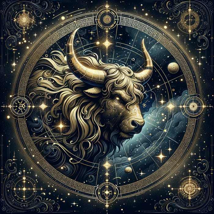 Celestial Taurus Horoscope Design | Greek Mythology Inspired