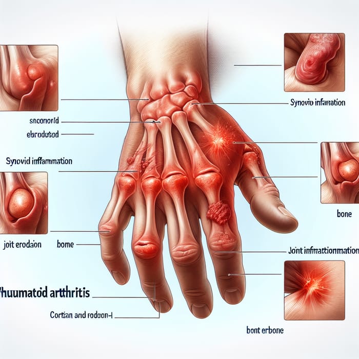 Illustration of Rheumatoid Arthritis: Understanding Symptoms