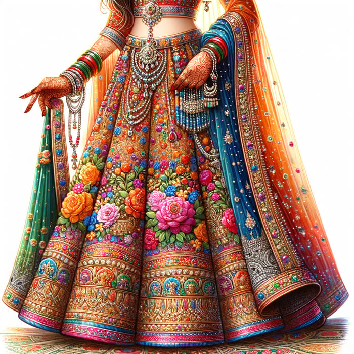 Indian Wedding Lehenga | Traditional Attire & Jewelry