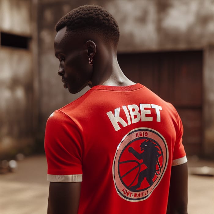 Stylish African Man in Manchester United T-shirt | Kibet & Jordan Shoes