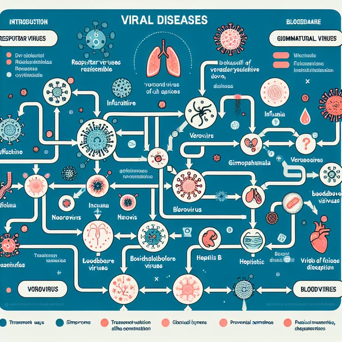 Visual Guide to Common Viral Diseases with Fun Descriptions