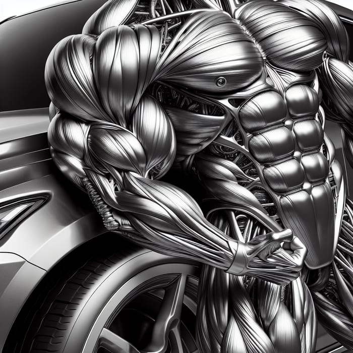 Muscle-Inspired Vehicle | Strong Body Aesthetics
