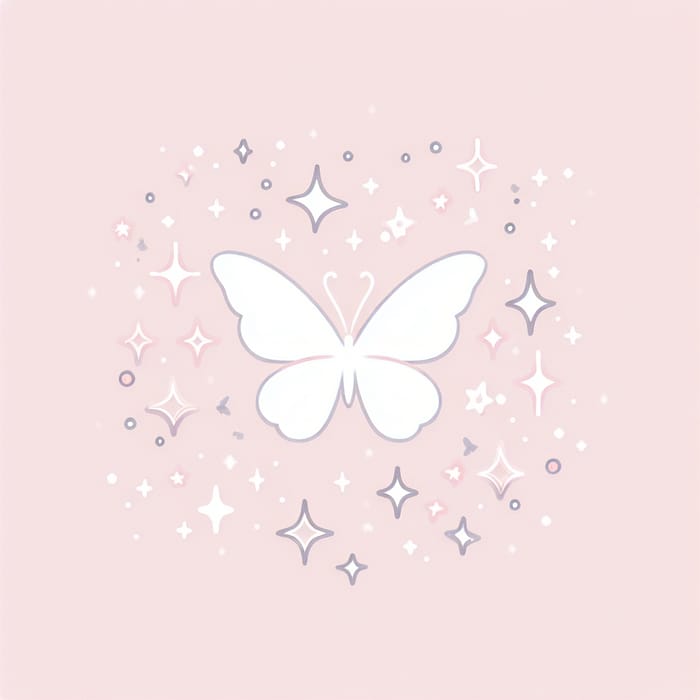 K-Pop Logo Design: Butterfly & Stars