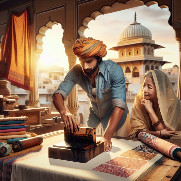Handblock Printing in Jaipur, Rajasthan - Ancient Craft Tradition