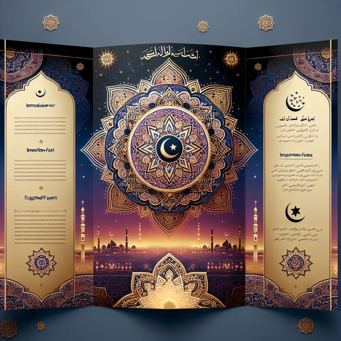 Ramadan Brochure Template | Arabic Cultural Design