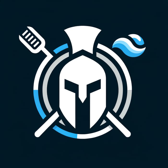 Spartan Dental Products: Spartan Helmet Logo Design