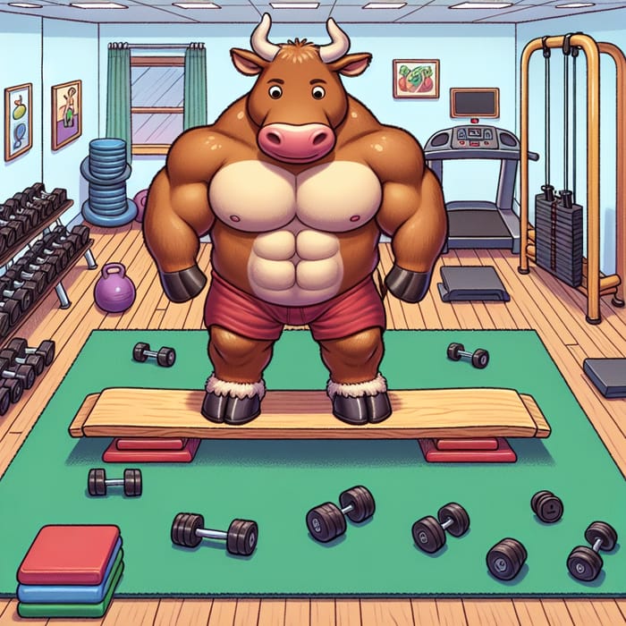 Fun Bull Balance Board Gym Membership Comedy