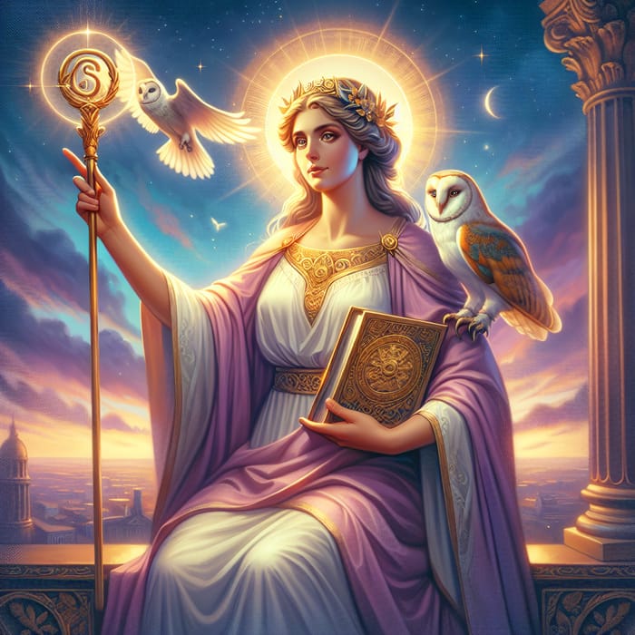 Sophia, Goddess of Wisdom - Mythological Art