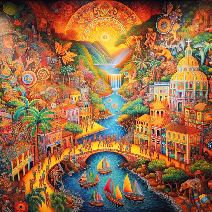 Brazil Visual Discover the Vibrant Brazilian Culture: Art & Traditions | AI Art ...