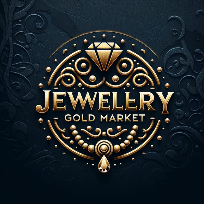 Classy Jewellery Gold Market App Logo Design