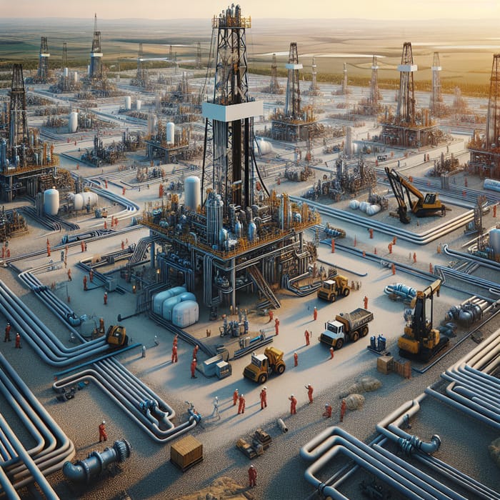 Oil & Gas Projects | Drilling Rigs & Workers at Work