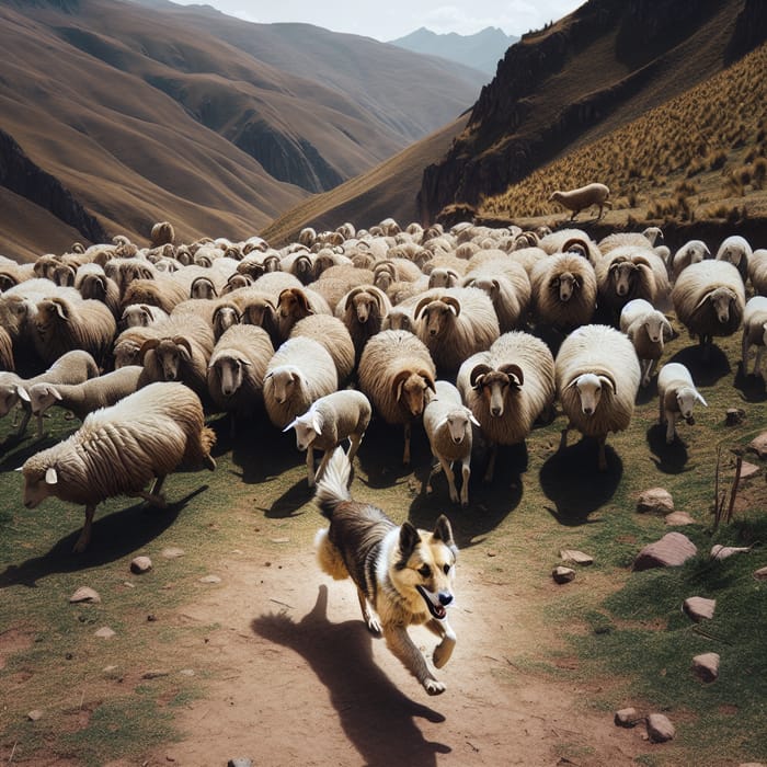 Peruvian deals sheep dog