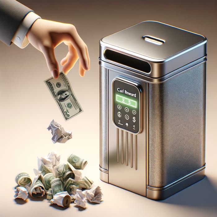 Cash-Incentivized Trash Can: Get Cash for Proper Disposal