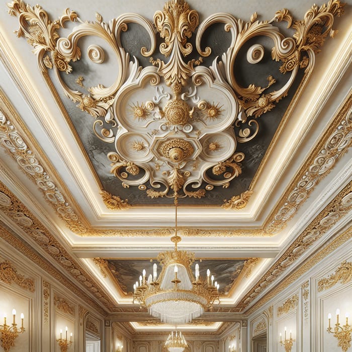 Elegant Classic Style Ceiling Decoration