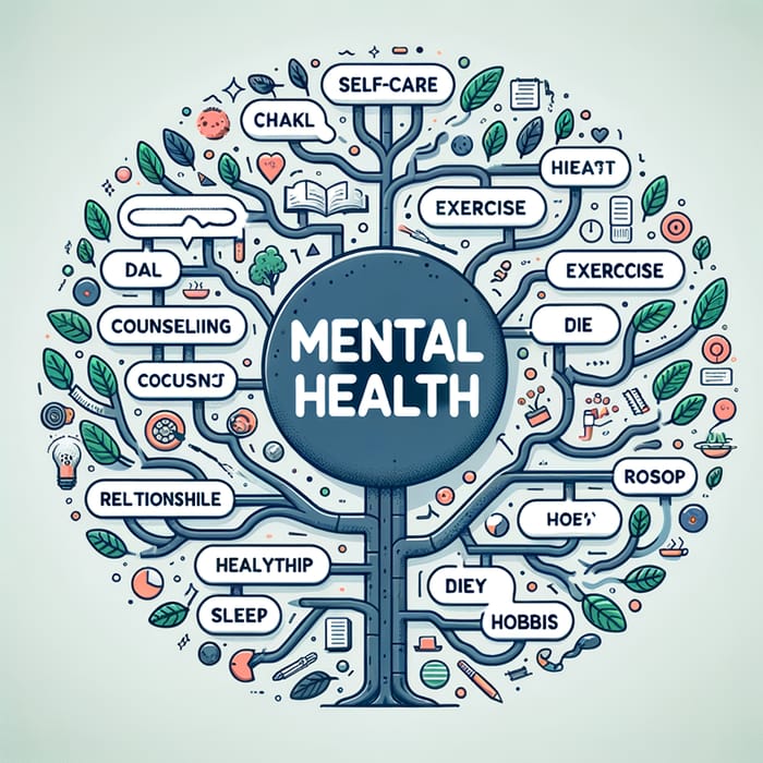 Mind Mapping Mental Health: Self-Care, Counseling & More