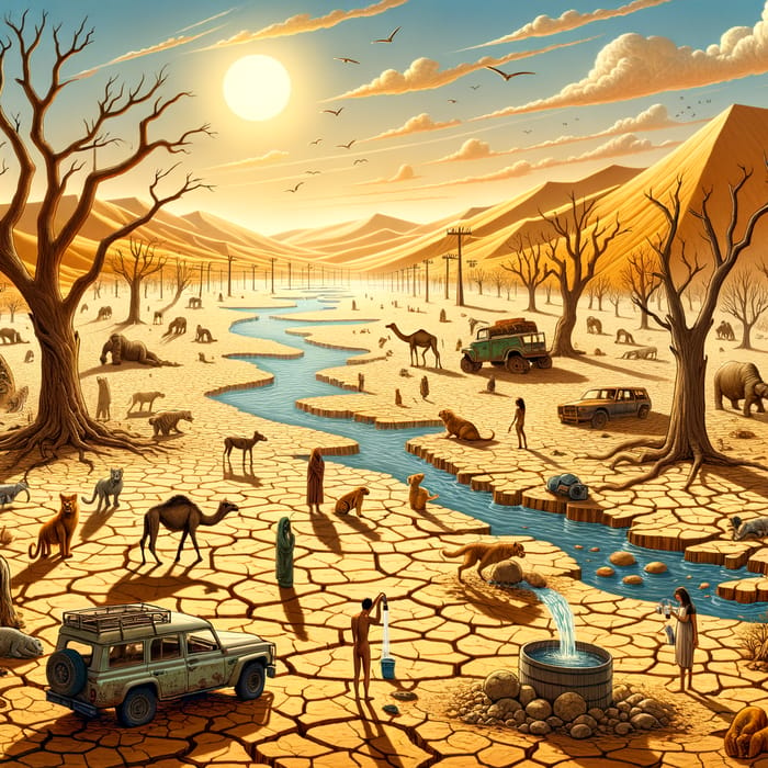 The Impact of Water Scarcity: A Desolate Dystopian World