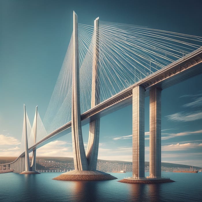 Vladivostok Golden Horn Bay Bridge