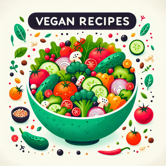 Vibrant Vegan Salad Recipes | Vegan Meal Preparation Ideas