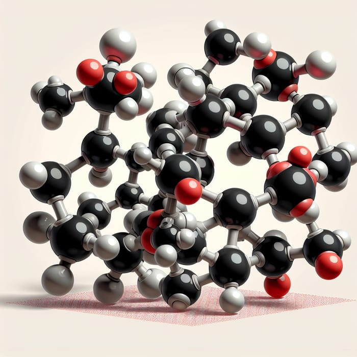 Organic Compound Structure: 3-Methyhexanoyl Chloride
