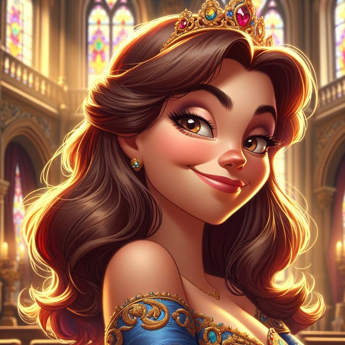 Mischievous Princess Expressions in Royal Castle | Playful Attitude