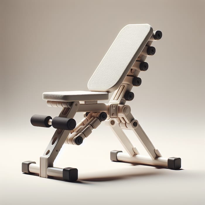 Chair-Looking Foldable Fitness Bench | Sturdy Handles Included